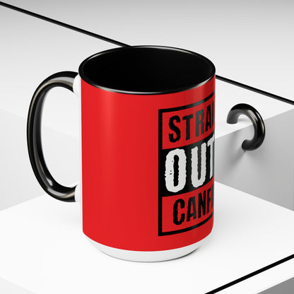 "Straight Outta Canfield" Multi-tone Coffee Mug, 15 oz