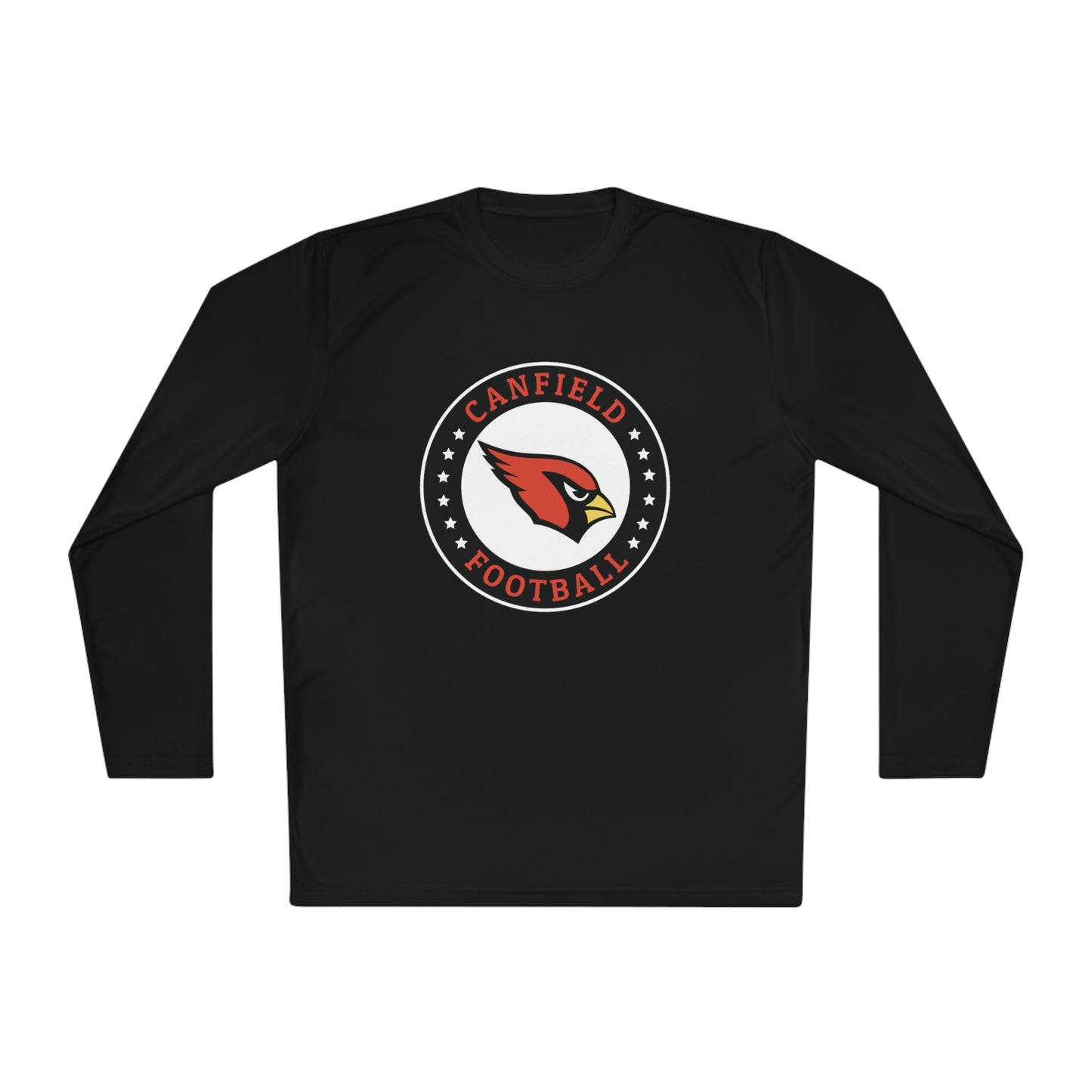 Canfield Football Badge, Moisture-Wicking Long Sleeve Tee