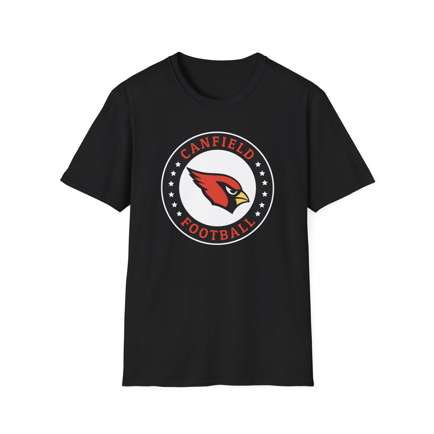 Canfield Football Badge, Softstyle T-Shirt