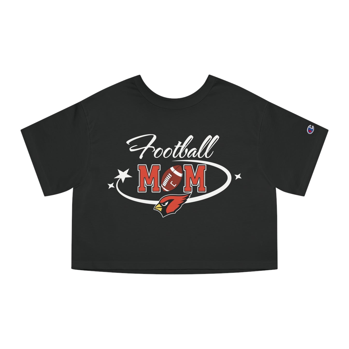 Football Mom, Women's Cropped T-Shirt