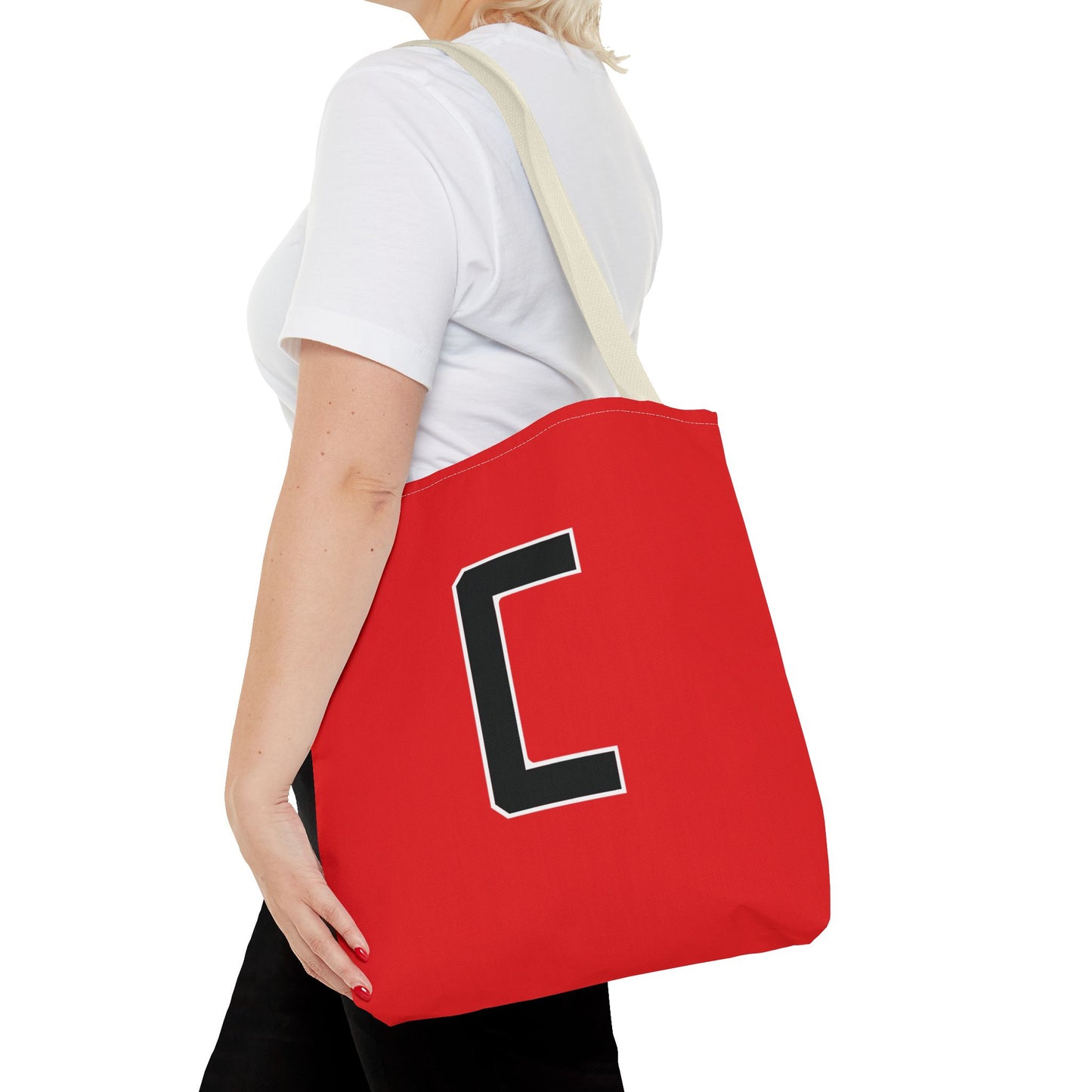 Canfield Football Tote Bag, Badge & Black "C"