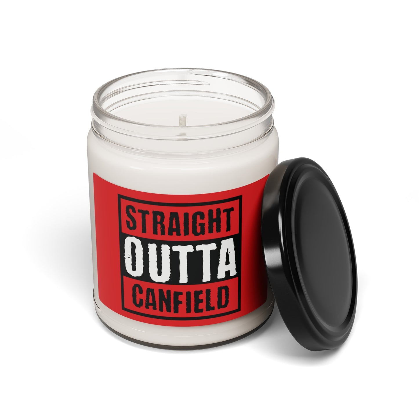 "Straight Outta Canfield", 9 oz. Scented Soy Candle