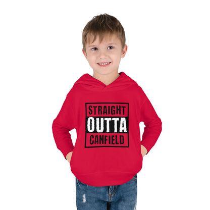 "Straight Outta Canfield, Toddler Pullover Fleece Hoodie