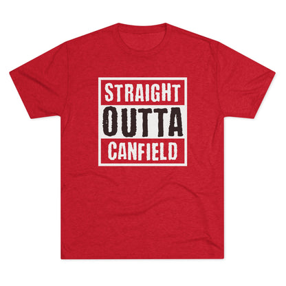 "Straight Outta Canfield" Tri-Blend Crew Tee