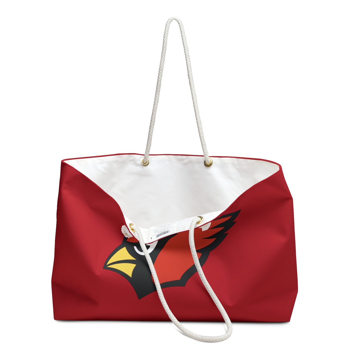 Canfield Weekender Bag, Red Cardinal & White "C"