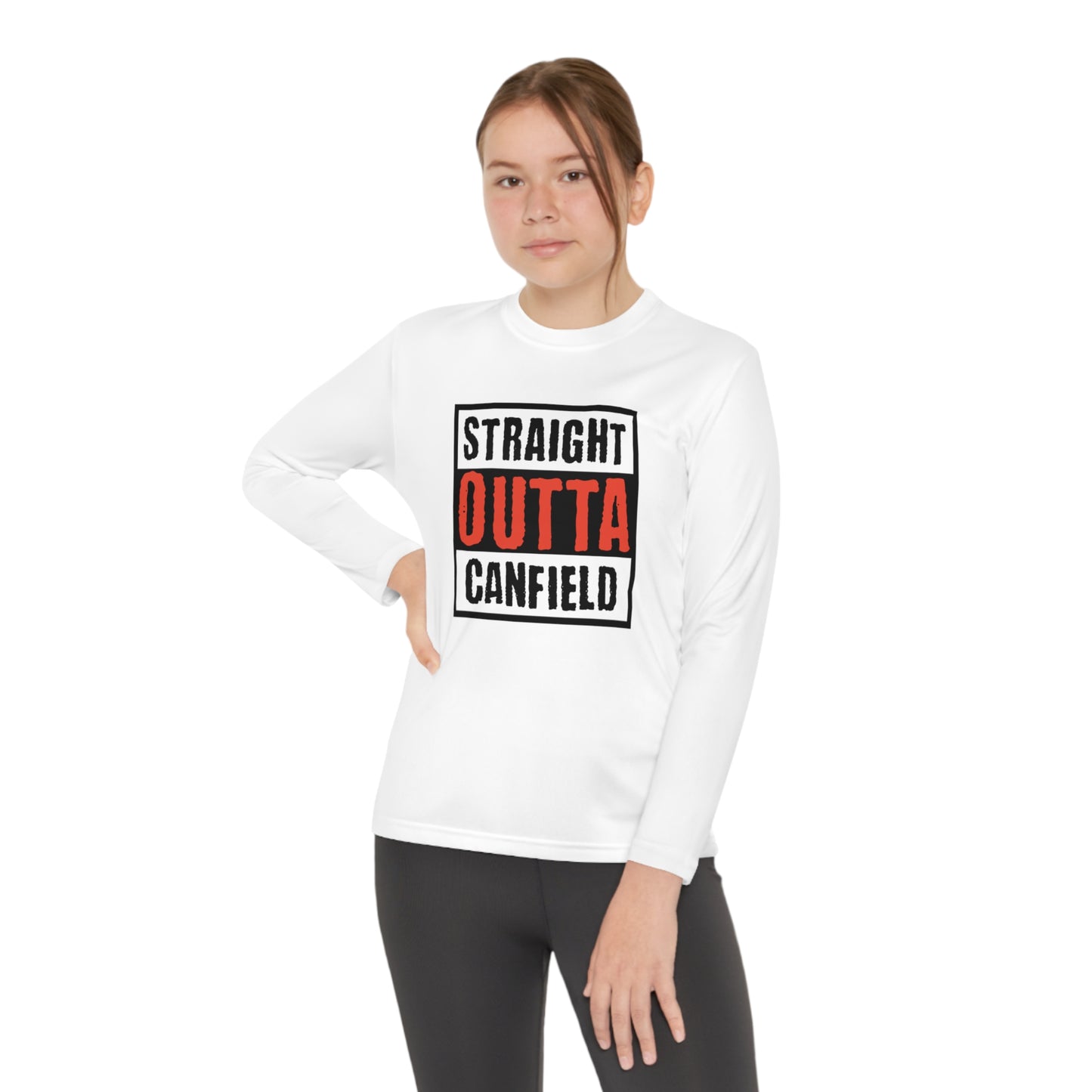 "Straight Outta Canfield" Youth Long Sleeve Competitor Tee