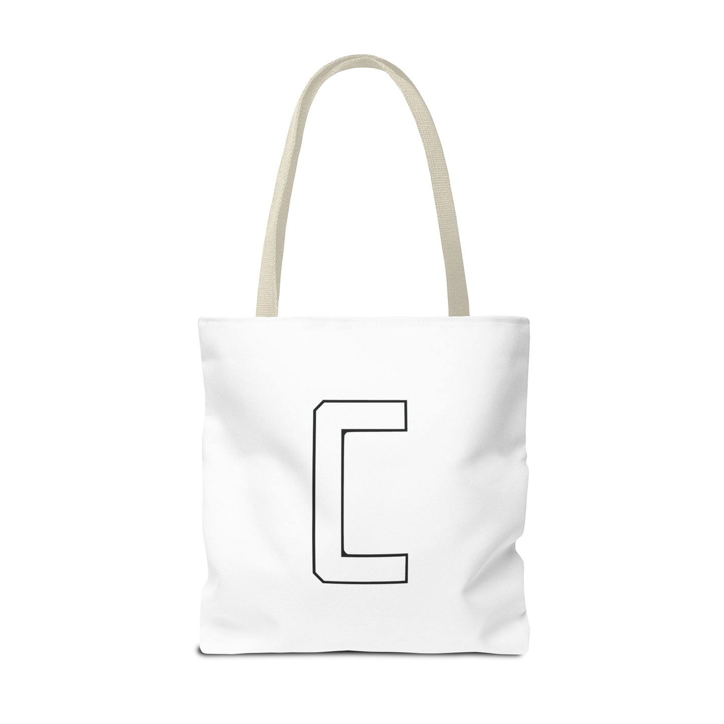 "Straight Outta Canfield" Tote Bag, White "C"