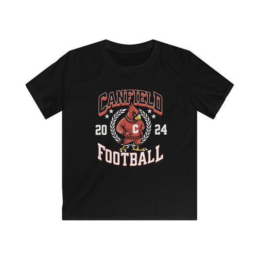 2024 Kids' Canfield Football, Softstyle T-Shirt