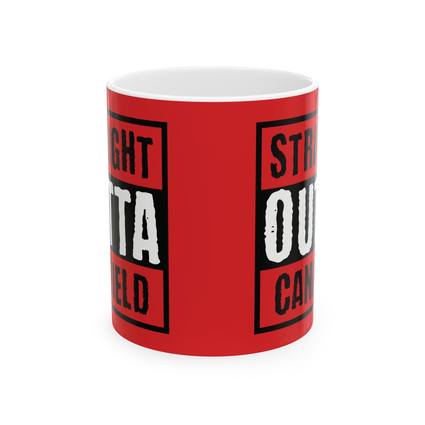 "Straight Outta Canfield" Ceramic Mug, 11 oz