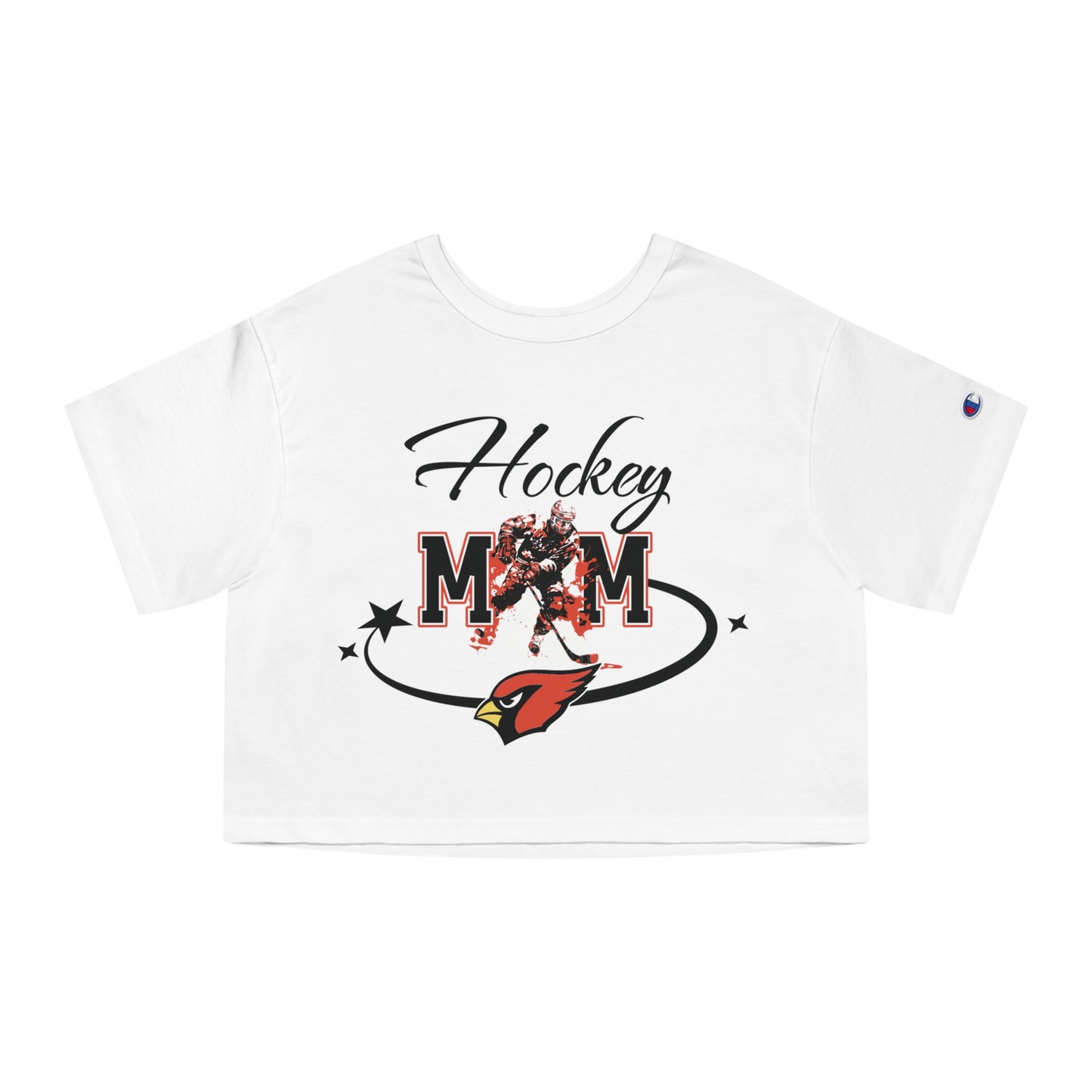 Hockey Mom, Women's Cropped T-Shirt