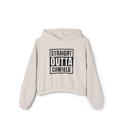 "Straight Outta Canfield" Women's Cinched Bottom Hoodie