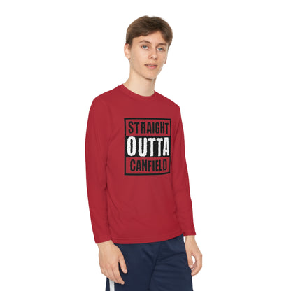 "Straight Outta Canfield" Youth Long Sleeve Competitor Tee