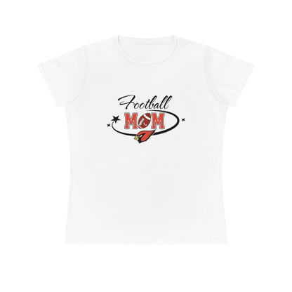 Football Mom, Ladies' Cotton T-Shirt