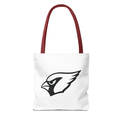 Canfield Tote Bag, White Cardinal & White Canfield "C"