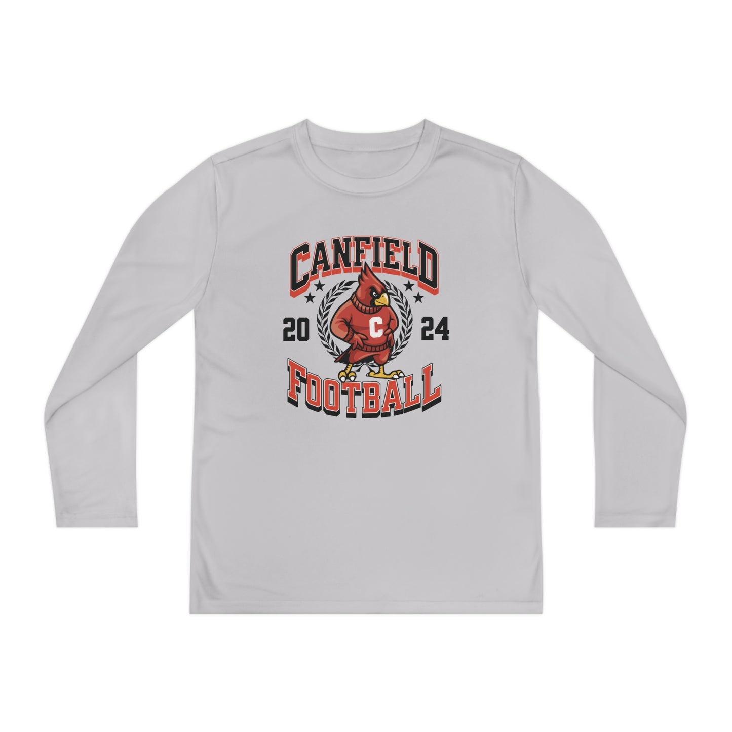 2024 Canfield Football, Youth Long Sleeve Competitor Tee