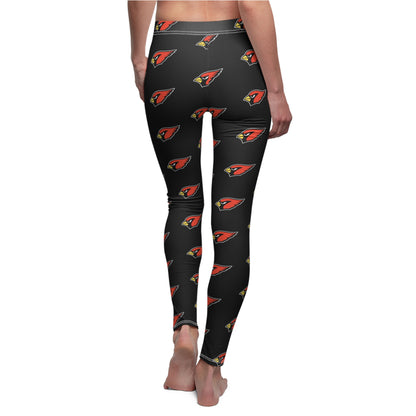 Women's Casual Leggings, Red Cardinal