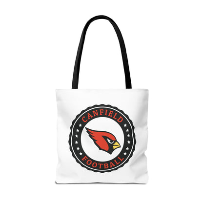 Canfield Football Tote Bag, Badge & White "C"