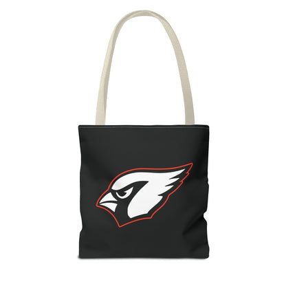 Tote Bag, White Canfield C w/White & Red Trim Cardinal