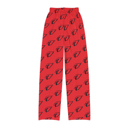 Kids Pajama Pants, Monochrome Cardinal