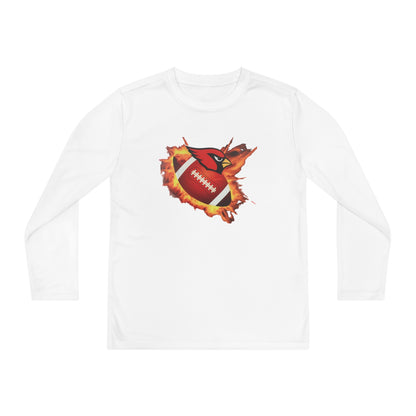 Canfield Football (Fire), Youth Long Sleeve Competitor Tee