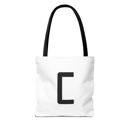 "Straight Outta Canfield" Tote Bag, Black "C"