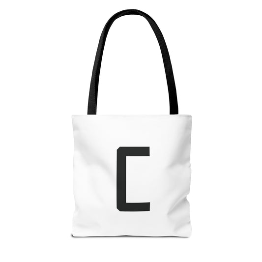 "Straight Outta Canfield" Tote Bag, Black "C"