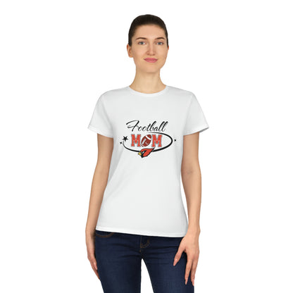 Football Mom, Ladies' Cotton T-Shirt