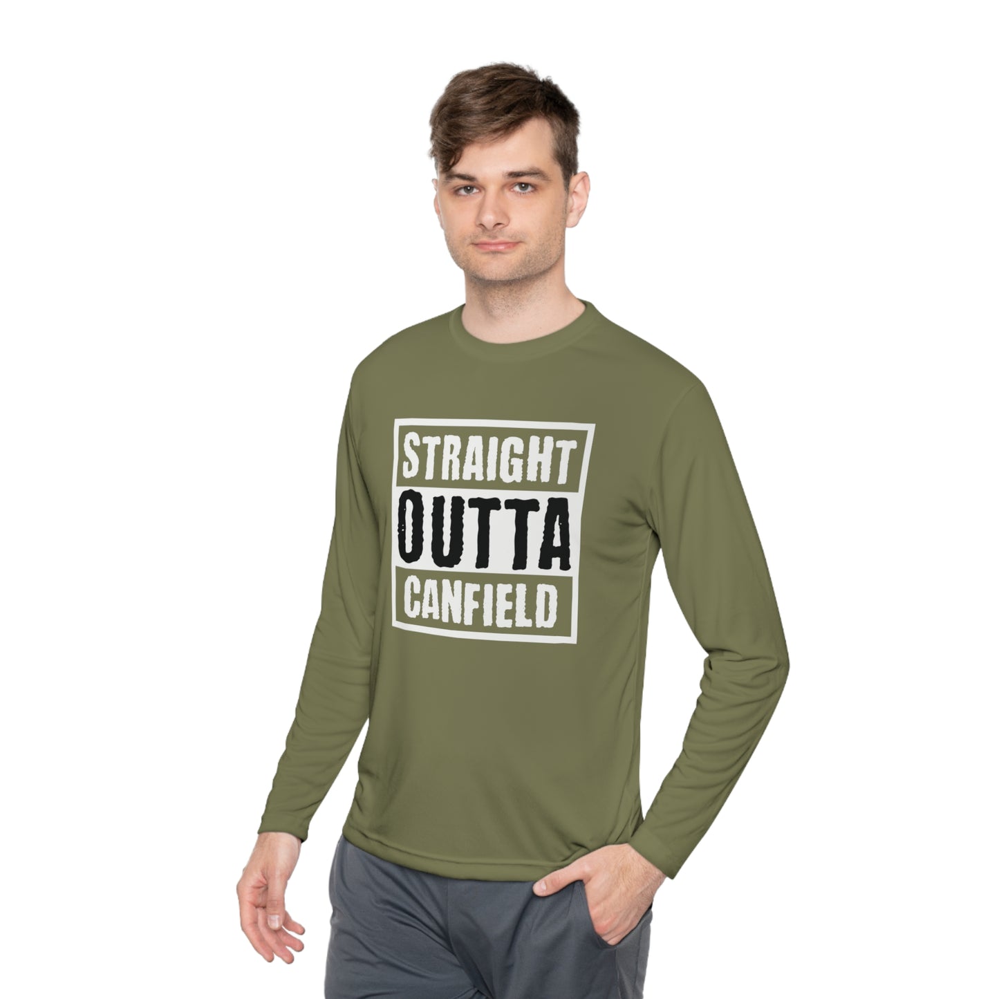 "Straight Outta Canfield",  Lightweight Long Sleeve Tee,