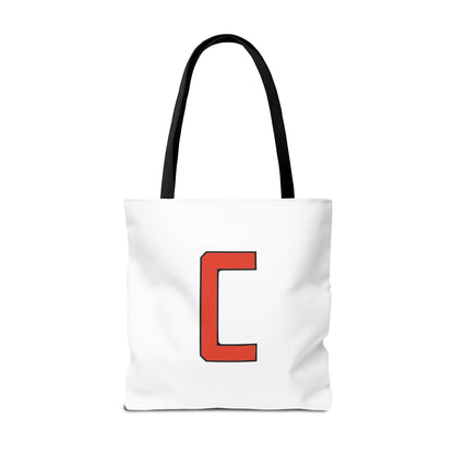 "Straight Outta Canfield" Tote Bag, Red "C"