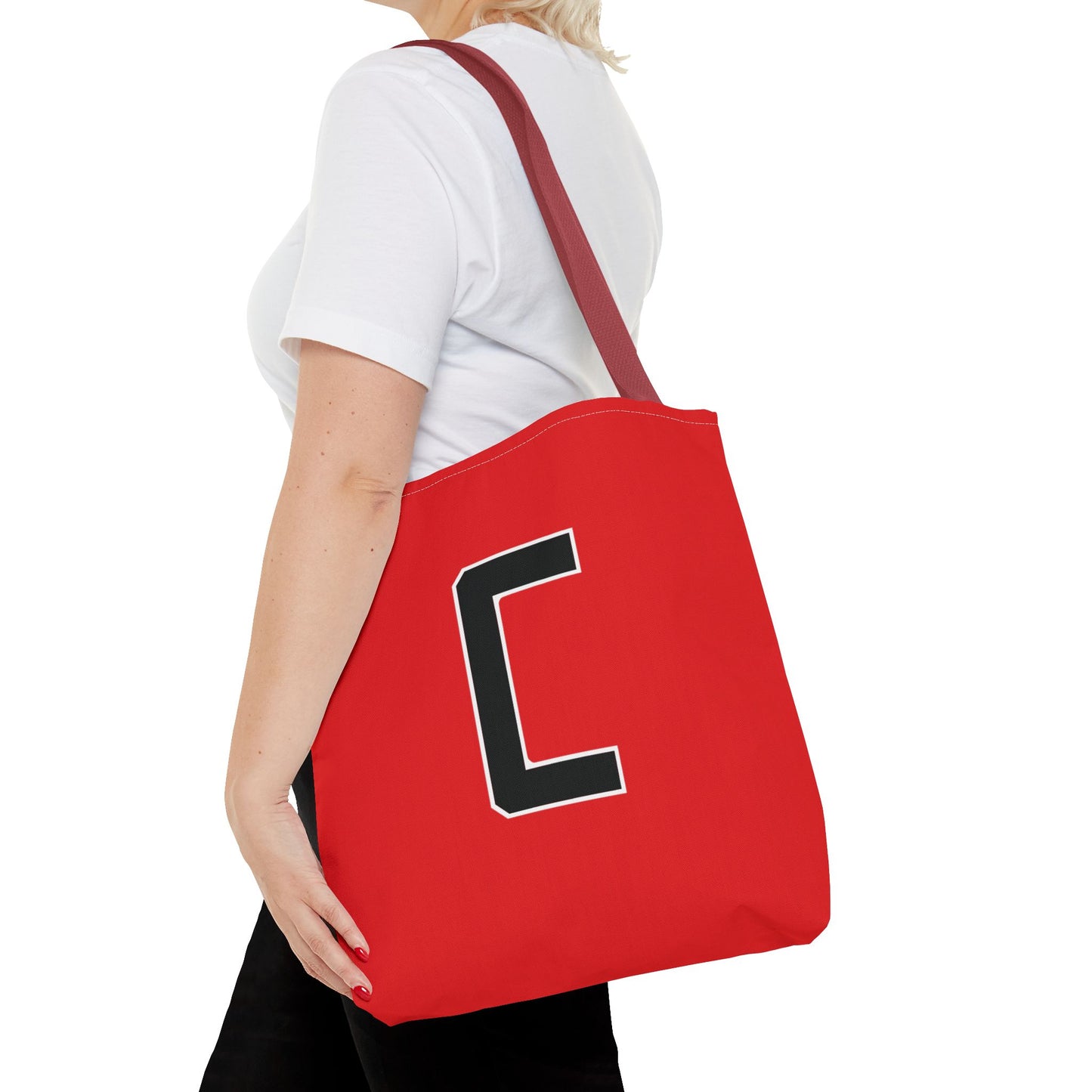 Canfield Football Tote Bag, Badge & Black "C"