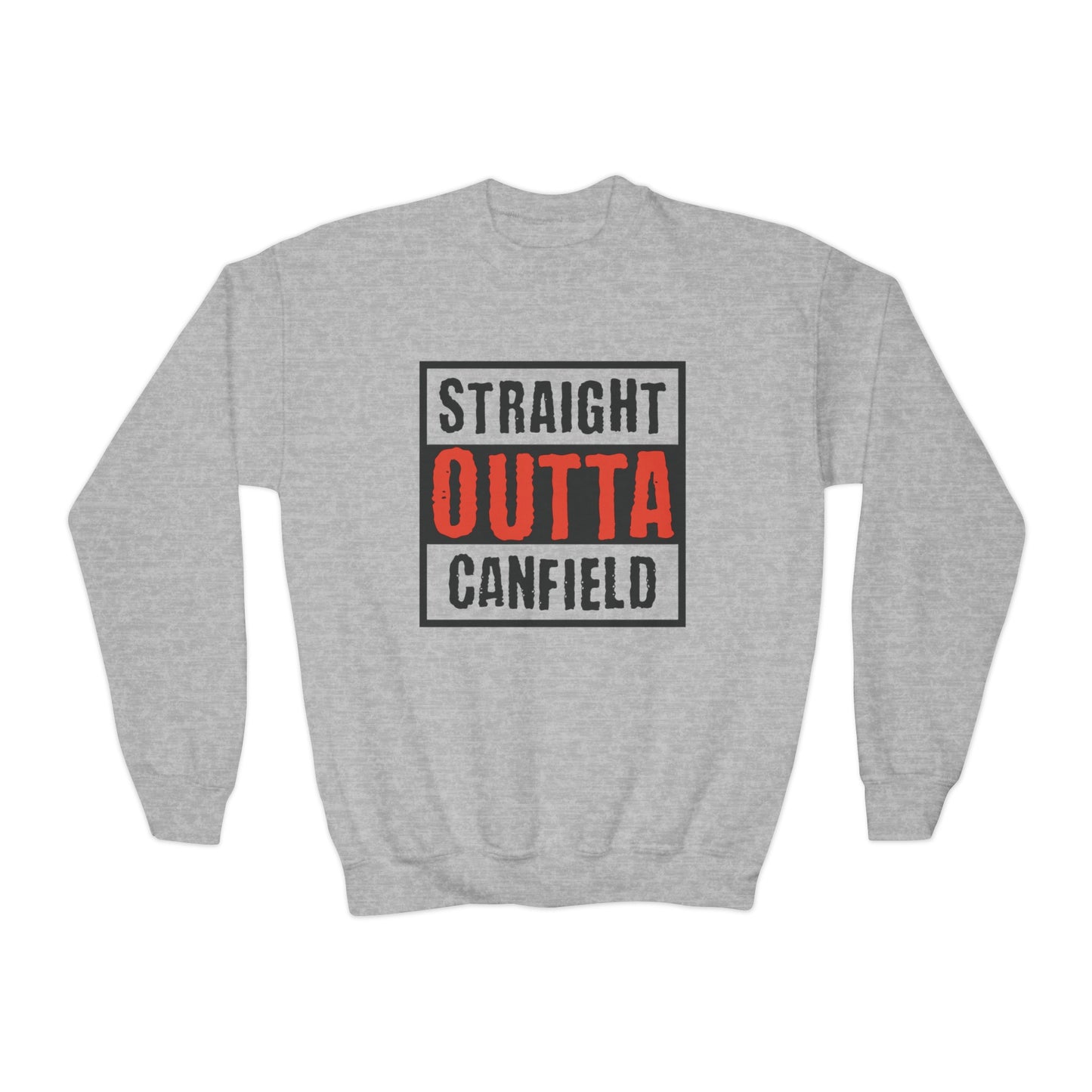 "Straight Outta Canfield" Youth Crewneck Sweatshirt