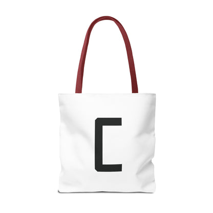 "Straight Outta Canfield" Tote Bag, Black "C"