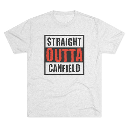 "Straight Outta Canfield" Tri-Blend Crew Tee