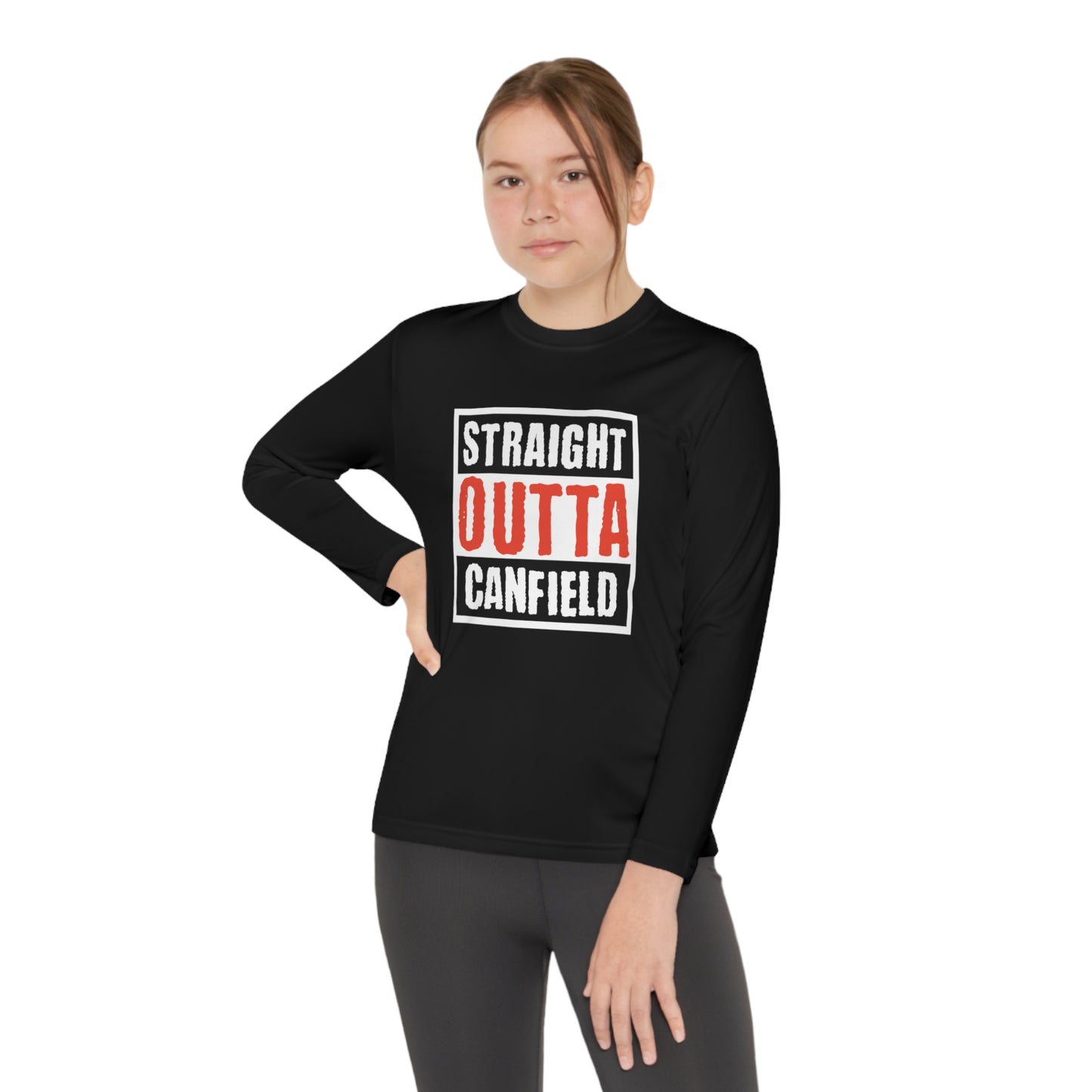 "Straight Outta Canfield" Youth Long Sleeve Competitor Tee