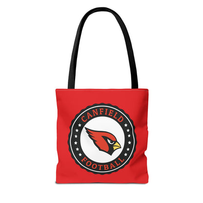 Canfield Football Tote Bag, Badge & Black "C"