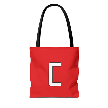 "Straight Outta Canfield" Tote Bag, White "C"