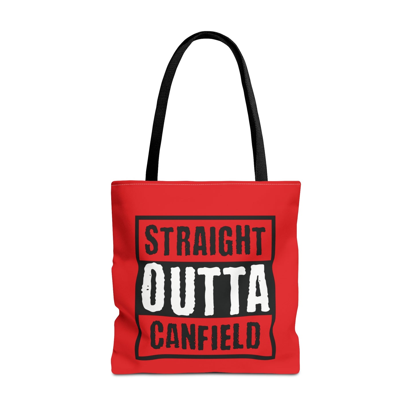 "Straight Outta Canfield" Tote Bag, Red Cardinal