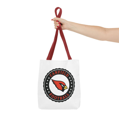 Canfield Football Tote Bag, Black "C"