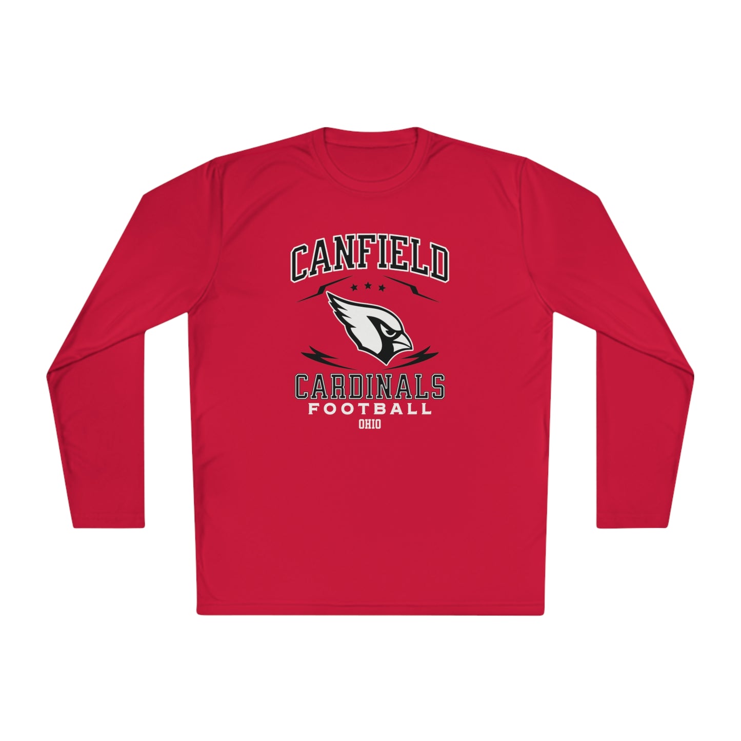 Canfield Cardinals (Football), Moisture-Wicking Long Sleeve Tee