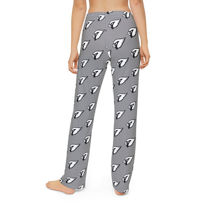 Kids Pajama Pants, White Cardinal