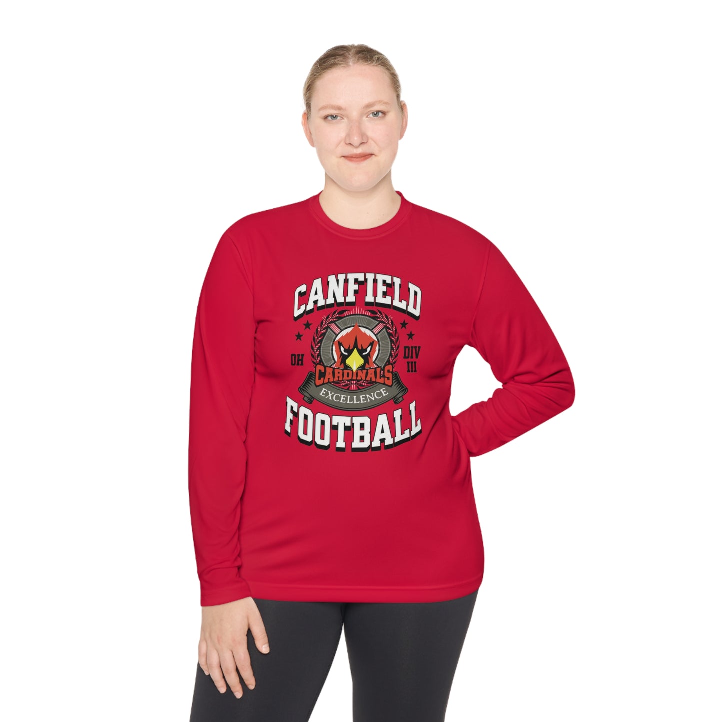 Canfield Football ("Excellence"), Moisture-Wicking Long Sleeve Tee