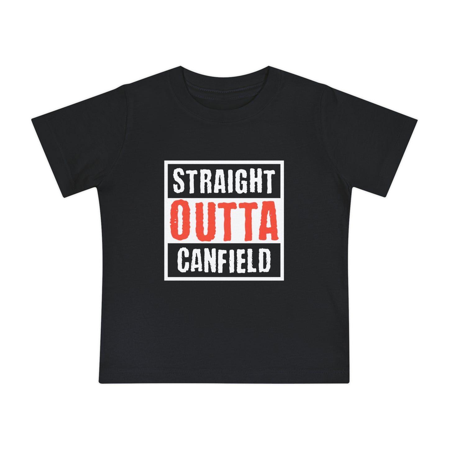 "Straight Outta Canfield" Baby Short Sleeve T-Shirt