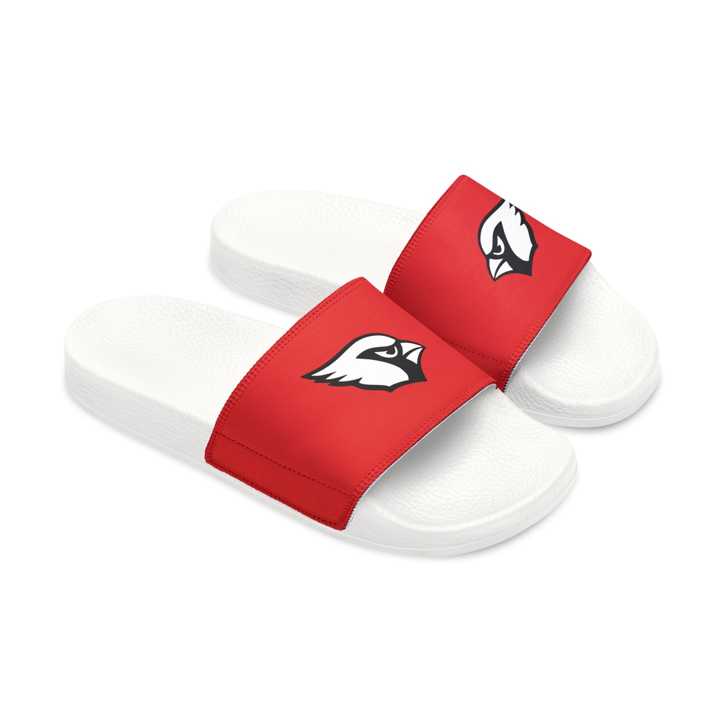 Men's Slide Sandals, White Cardinal