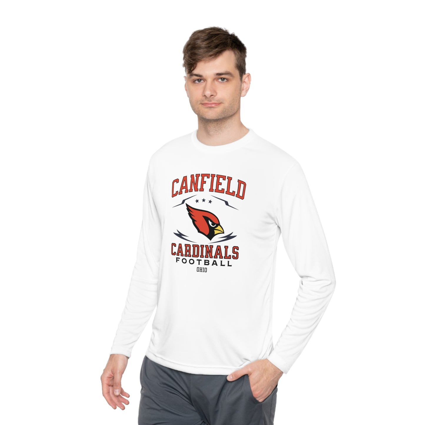 Canfield Cardinals (Football), Moisture-Wicking Long Sleeve Tee