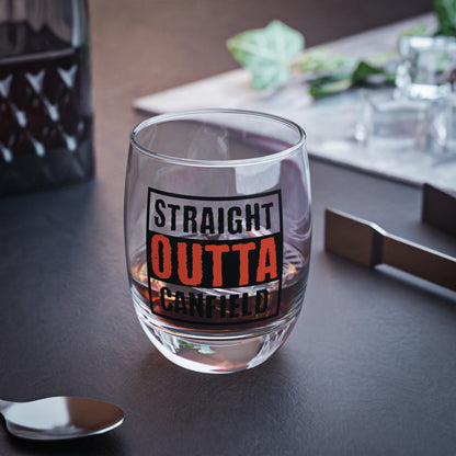 "Straight Outta Canfield" Whiskey Glass, 6 oz.