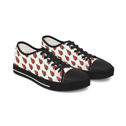 Women's Low Top Sneakers, Red Cardinal