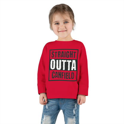 "Straight Outta Canfield", Toddler Long Sleeve Tee