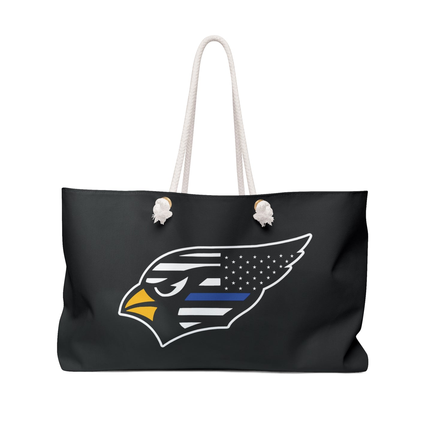 "Straight Outta Canfield" Weekender Bag, Back-the-Blue Cardinal