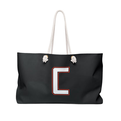 Canfield Football Weekender Bag, Badge & White "C"