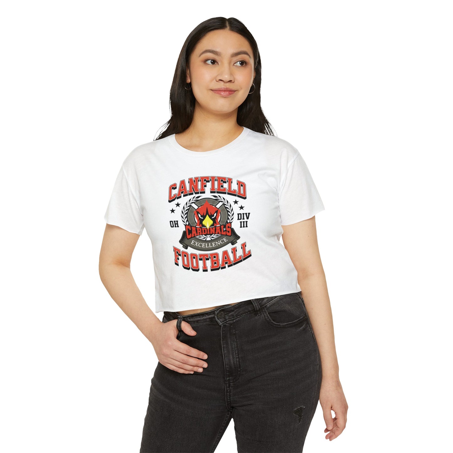 Canfield Football ("Excellence"), Women's Crop Top